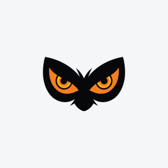 Creepy Eyes Graphic Vector Art Silhouette Design