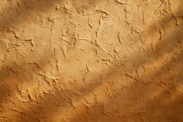 A natural clay wall with rough plaster texture and warm sunlight casting soft shadows — evokes rustic, Mediterranean, or handcrafted charm.