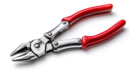 Obraz premium Metal snips isolated on white background