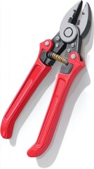 Fototapeta premium Red wire strippers tool