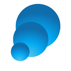 abstract blue sphere