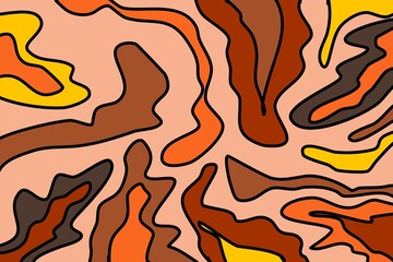 seamless pattern with fire