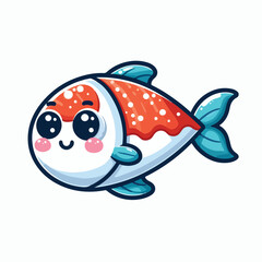 Vector Cartoon Fish