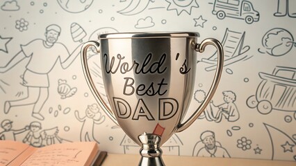 trophy World best Dad