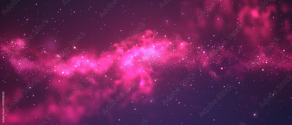 Wall mural abstract space background loop