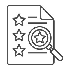 Assessment  Outline Icon Element For Design