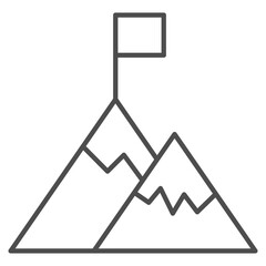 Goals  Outline Icon Element For Design