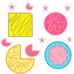 set of christmas labels