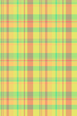 Vibrant pastel plaid pattern in yellow, green, and orange hues.  Perfect for textile design, fashion, websites, or any project needing a cheerful, summery feel.