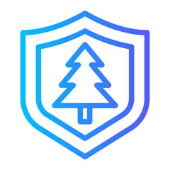 forest protection icon