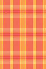 Vibrant orange and yellow plaid pattern. Perfect for textile design, website backgrounds, or adding a touch of warmth and energy to your projects.