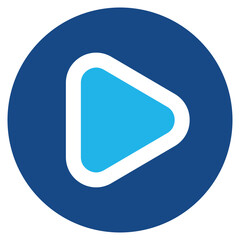 Play Button Icon Element For Design