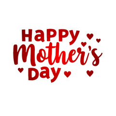 vector illustration of a happy mothers day 