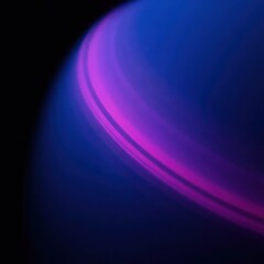 Close-up of a vibrant,  glowing sphere;  deep blues and  purplish hues