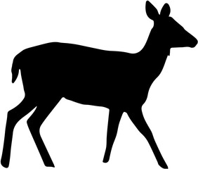 deer silhouette vector