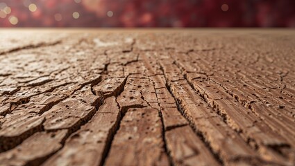 Obraz premium Wood Texture Background - Worn Wood Texture Background with Red