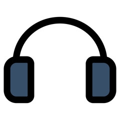 Headphones Icon Element For Design