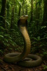 Fototapeta premium King cobra 