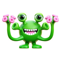 Virus 3d Icon Illustration
