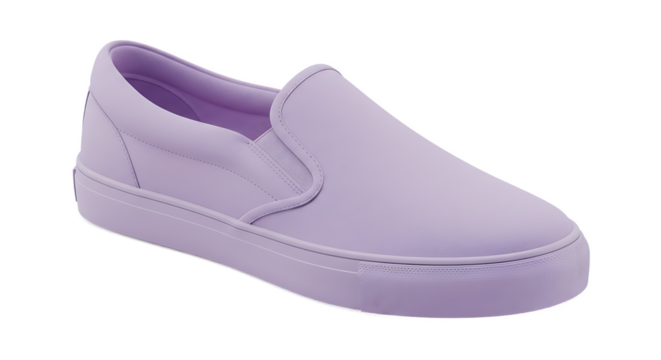 Lavender SlipOn Shoe Studio Still Life