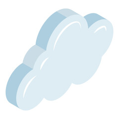 A beautiful design icon of cloud 