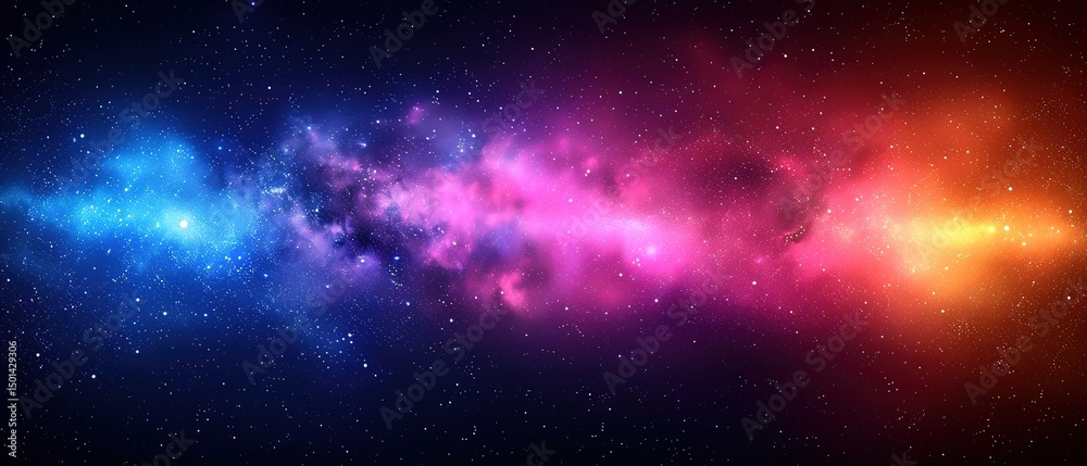 Canvas Prints abstract background with stars