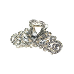 rhinestone hair claw clip