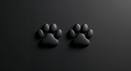 feet on black background