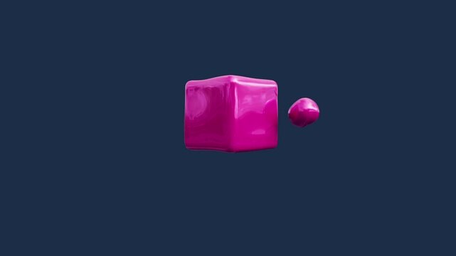 merging cube and drop