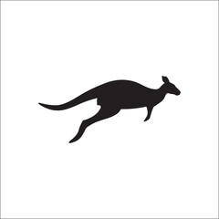 kangaroo,silhouette,hop high resolution vector aussie animal for travel ads wildlife posters digital marketing visuals and social content playful movement themes