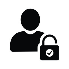 User lock icon