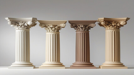Obraz premium classical column with columns