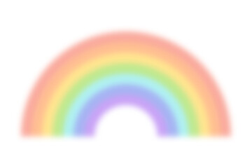 Pastel rainbow blur icon for posters and websites, Vector illustration