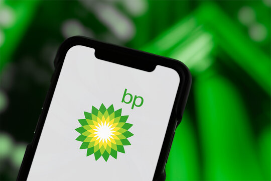 Guilherand-Granges, France - May 23, 2025. BP p.l.c. is a global energy company based in London, leading in oil, gas, renewables, and fuels, with operations in over 100 countries.