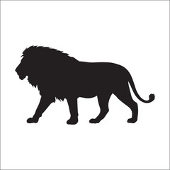 lion,silhouette,roar high resolution vector king of jungle for wildlife posters conservation campaigns graphics for social channels and online campaigns majestic beast themes