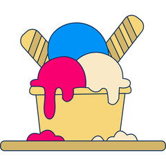 Ice Cream Illustration