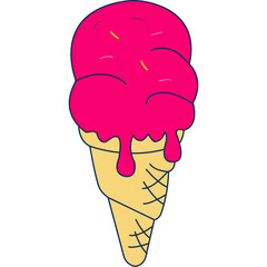 Ice Cream Illustration