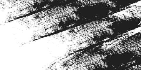 showcases dynamic, abstract black brushstrokes sweeping across a white background, creating a minimalist yet powerful visual