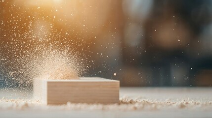 Woodworking sawdust explosion