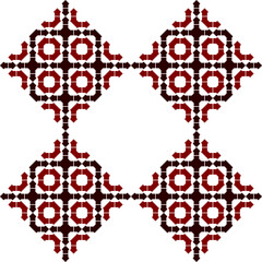 Diagonal dotted lines, black and red arrow plaid fabric texture, diamond and square Diagonal lines pattern, replete image, design for fabric printing, cross and diamond block checkerboard