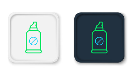 Line Spray against insects icon isolated on white background. Colorful outline concept. Vector