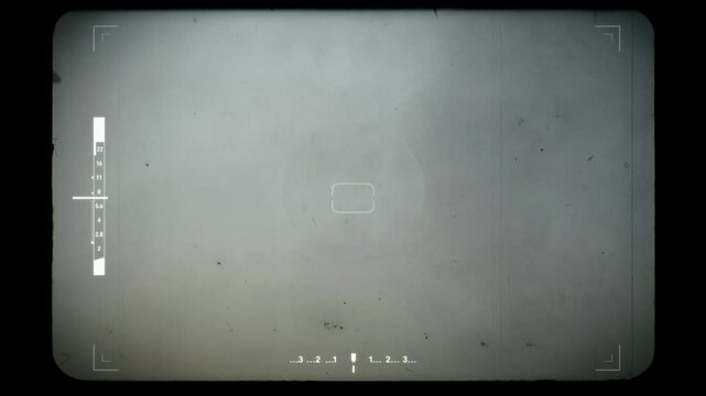 Lens Film Viewfinder Overlay, Retro Film Frame, Video Effect.