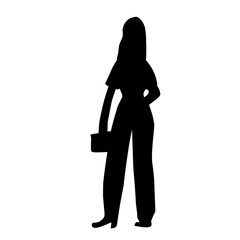 construction worker silhouette illustration