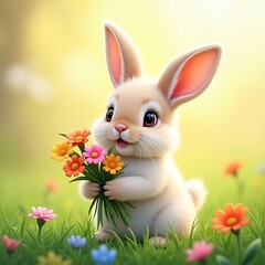 Adorable Young Rabbit