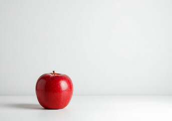 Red Apple: Minimalist Photo