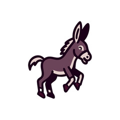 Fototapeta premium donkey logo 