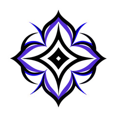 abstract  flower logo 