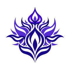 abstract  flower logo 