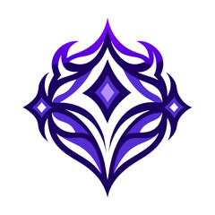 abstract  flower logo 