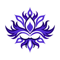 abstract  flower logo 